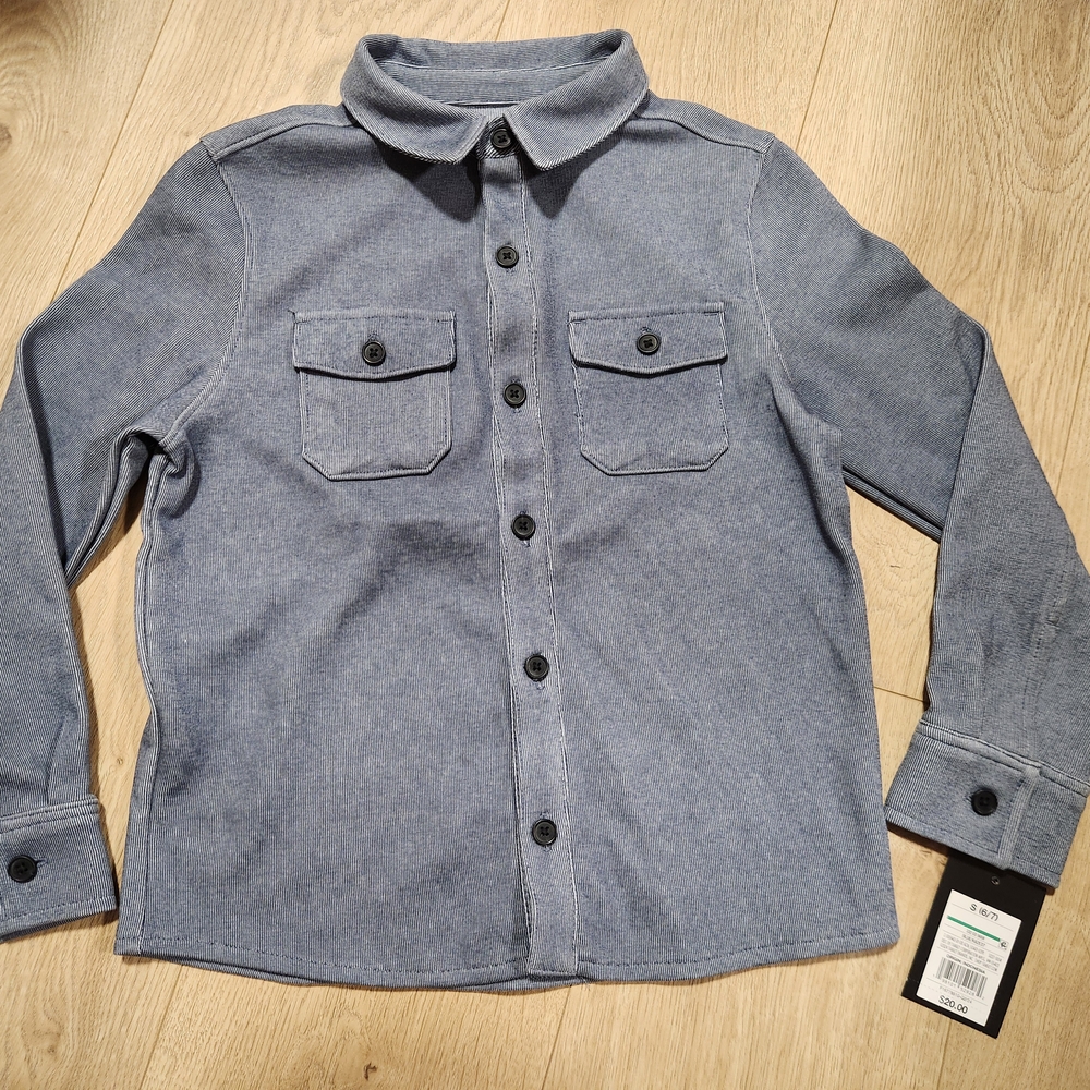 Blue Button-Up Shirt